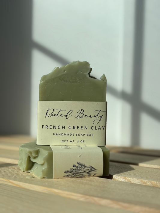 French Green Clay Detox Soap